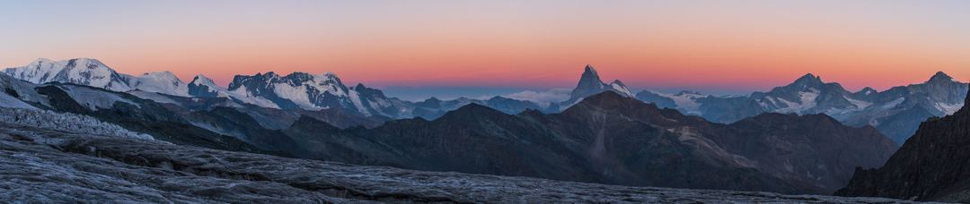 Dawn High above the Matter Valley